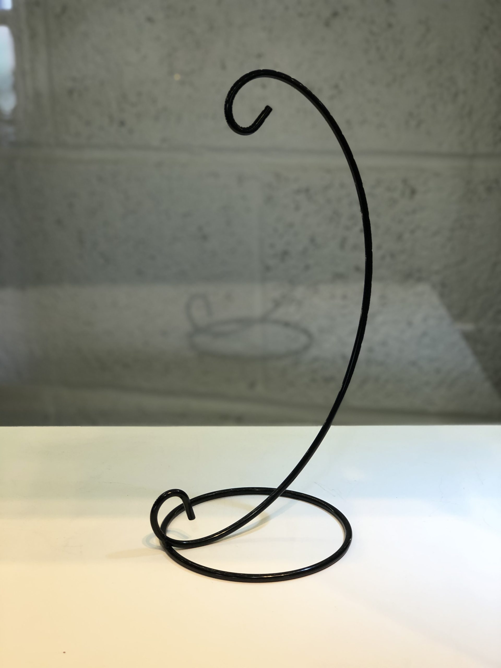 Metal Ornament Stand J. Draper Glass